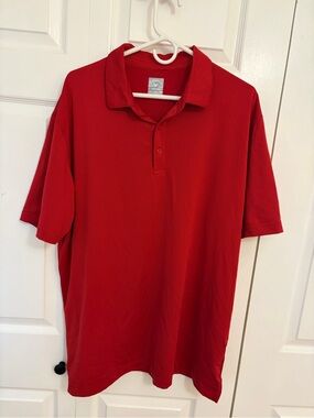 Callaway Men's Red Short Sleeve Polo
